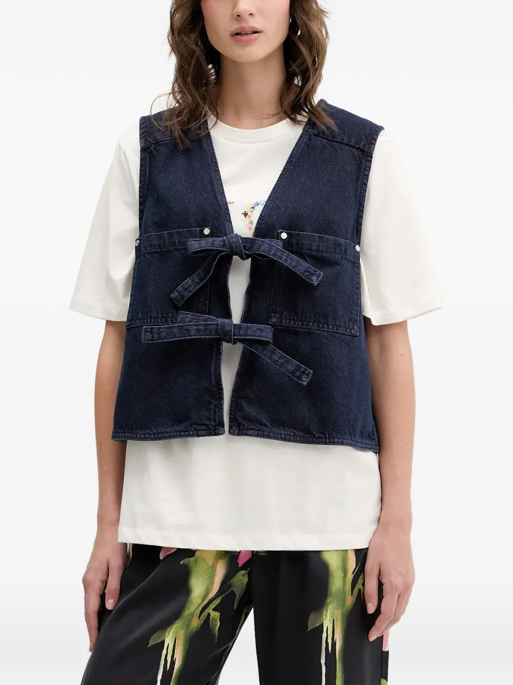 Топ с бантом Stine Goya, синий
Топ с бантом Stine Goya, синий