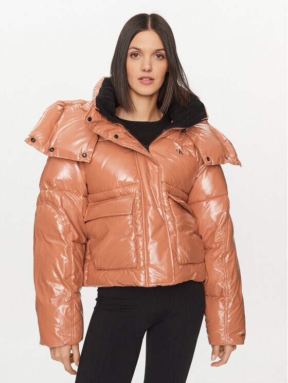 Пуховик оверсайз Calvin Klein, оранжевый
Пуховик оверсайз Calvin Klein, оранжевый