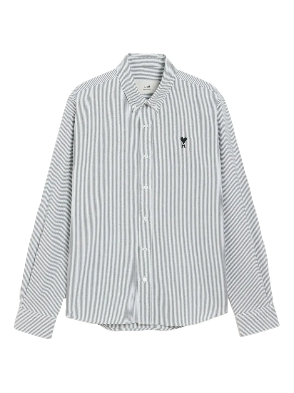 Рубашка в полоску AMI Paris, белый
Рубашка в полоску AMI Paris, белый