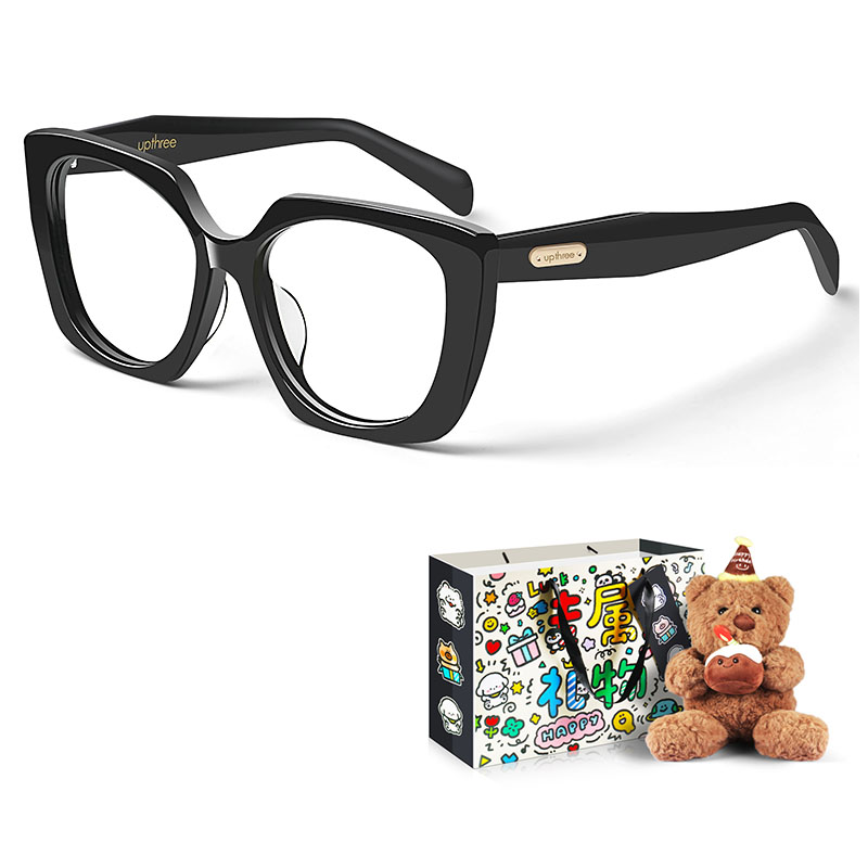 Upthree Пластиковая квадратная оправа для очков TR/Memory унисекс, Cake Bear Box (New Version Black Frame Blue Light Blocking)
Upthree Пластиковая квадратная оправа для очков TR/Memory унисекс, Cake Bear Box (New Version Black Frame Blue Light Blocking)