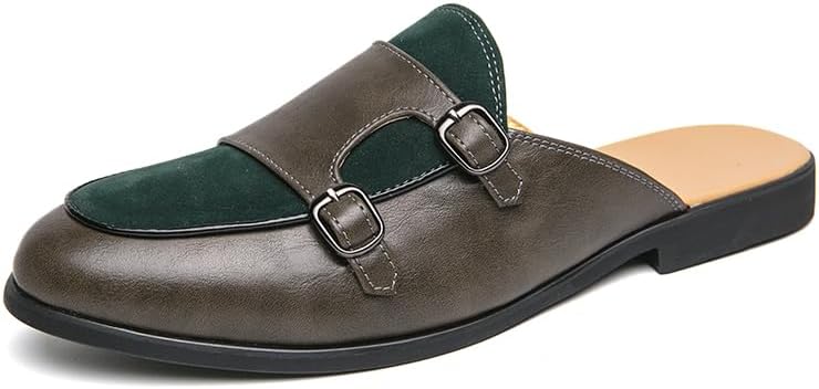 Мужские кожаные тапочки Senlongbao, бархатные лоферы без задника, модные мюли, сабо с противоскользящей подошвой, шлепанцы для мужчин и женщин, дизайнерские размеры 7-13, зеленый
Мужские кожаные тапочки Senlongbao, бархатные лоферы без задника, модные мюли, сабо с противоскользящей подошвой, шлепанцы для мужчин и женщин, дизайнерские размеры 7-13, зеленый