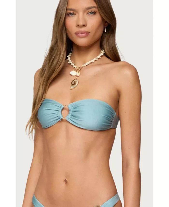 Женский бикини-топ-бандо Mesa с металлическим кольцом Edikted, синий
Женский бикини-топ-бандо Mesa с металлическим кольцом Edikted, синий