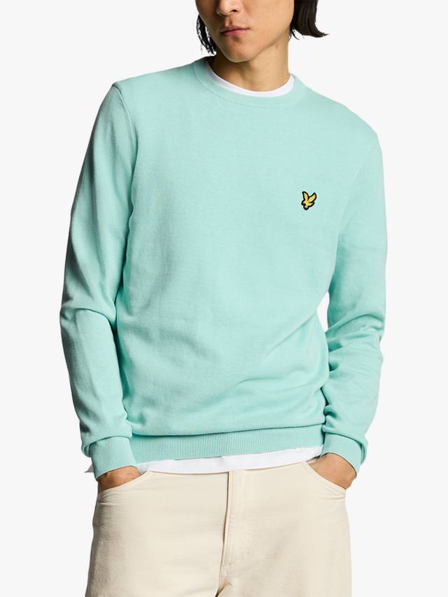 Хлопковый джемпер с круглым вырезом Lyle & Scott, Future Blue
Хлопковый джемпер с круглым вырезом Lyle & Scott, Future Blue