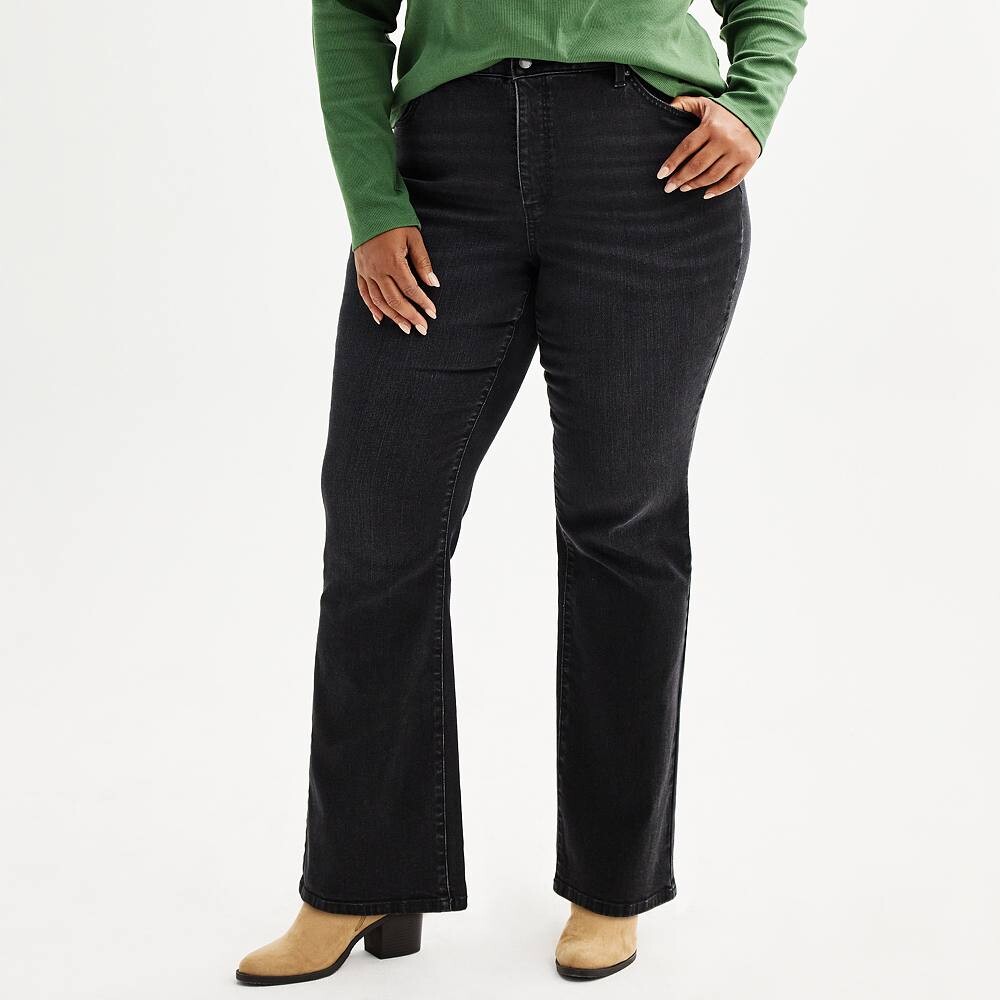 Джинсы больших размеров Sonoma Goods For Life со средней посадкой Bootcut, цвет Black Wash
Джинсы больших размеров Sonoma Goods For Life со средней посадкой Bootcut, цвет Black Wash