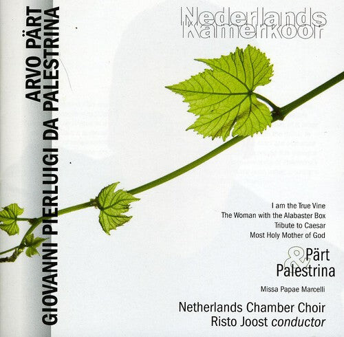 CD диск Part / Netherlands Chamber Choir / Joost: Part & Palestrina
CD диск Part / Netherlands Chamber Choir / Joost: Part & Palestrina