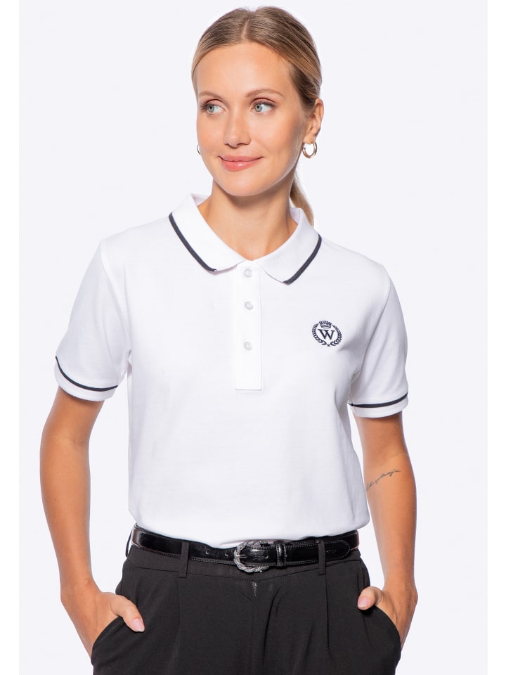 Рубашка поло белого цвета Wittchen
Рубашка поло белого цвета Wittchen