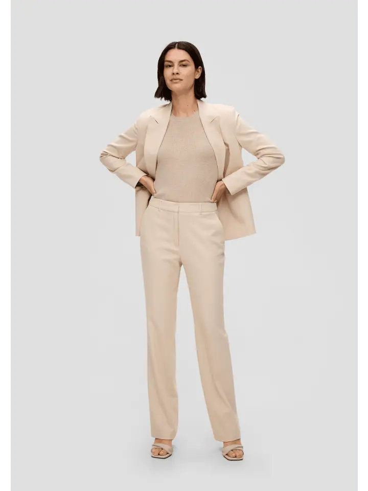 Тканевые брюки s.Oliver, бежевый
Тканевые брюки s.Oliver, бежевый