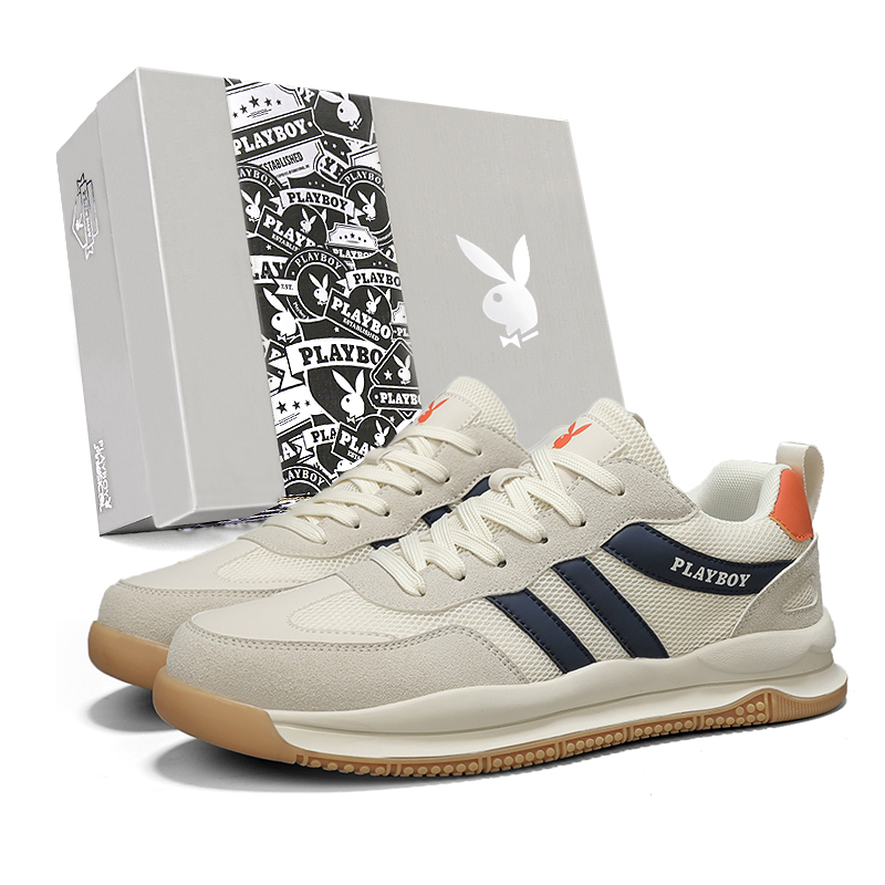 Классические мужские повседневные кеды Low Top Playboy, бежевые
Классические мужские повседневные кеды Low Top Playboy, бежевые