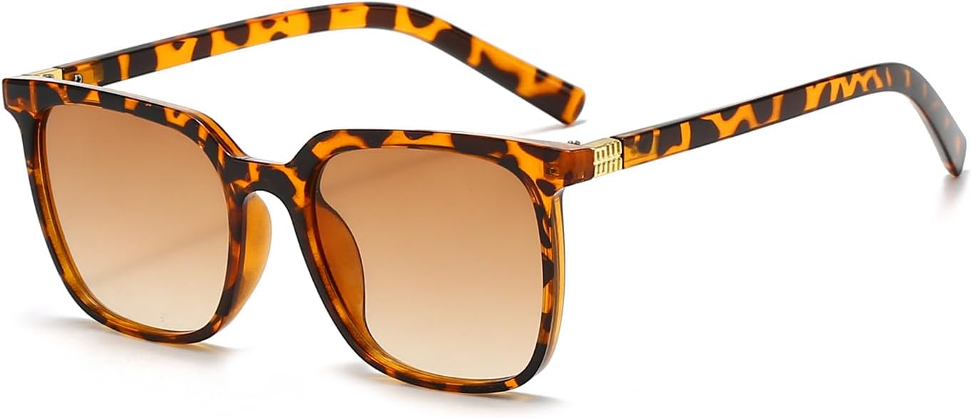 Солнцезащитные очки в стиле ретро, квадратная форма, модная классическая пластиковая оправа, винтажные, для женщин и мужчин, широкая посадка Azoxus, Leopard Print Frame Gradient Brown Lens
Солнцезащитные очки в стиле ретро, квадратная форма, модная классическая пластиковая оправа, винтажные, для женщин и мужчин, широкая посадка Azoxus, Leopard Print Frame Gradient Brown Lens