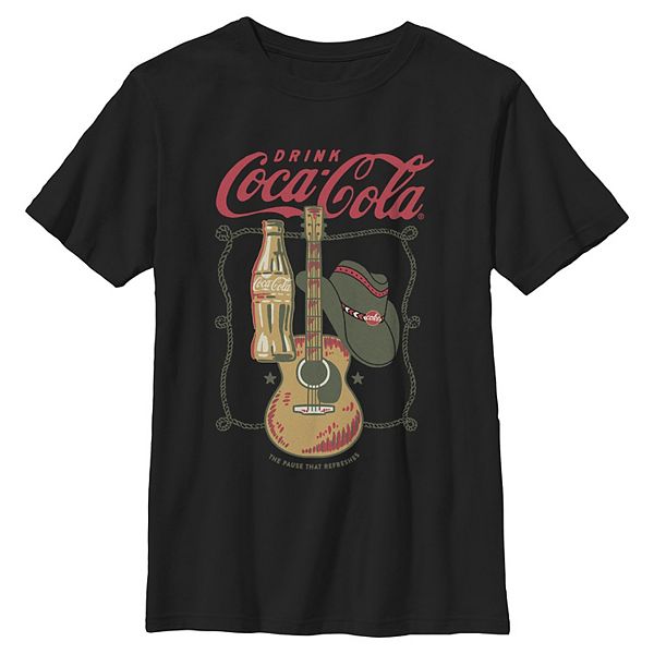 Футболка с принтом ковбойской шляпы и гитары Coca-Cola для мальчиков 6-20 Licensed Character
Футболка с принтом ковбойской шляпы и гитары Coca-Cola для мальчиков 6-20 Licensed Character