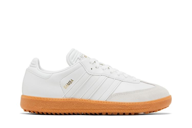 Кроссовки adidas Samba Spikeless Golf Crystal White Gum, белый
Кроссовки adidas Samba Spikeless Golf Crystal White Gum, белый