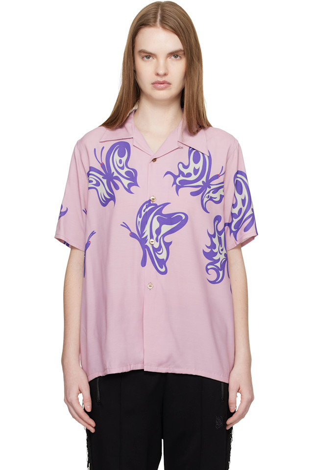 Needles Розовая футболка с короткими рукавами и принтом "Kae Tanaka Edition"
Needles Розовая футболка с короткими рукавами и принтом "Kae Tanaka Edition"