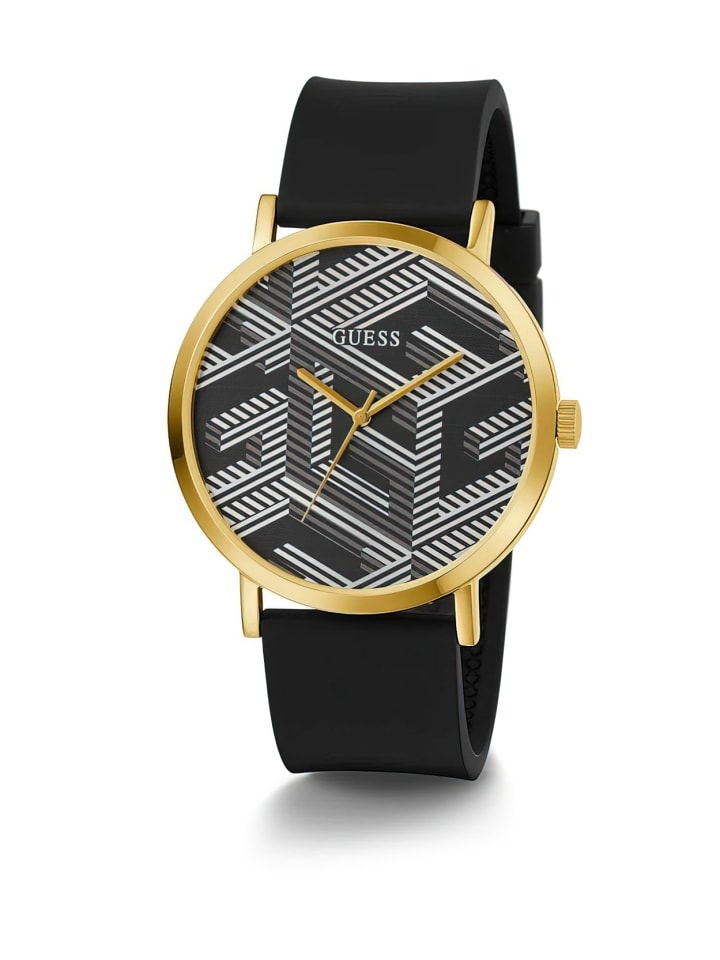 Guess Мужские аналоговые часы черного цвета
Guess Мужские аналоговые часы черного цвета