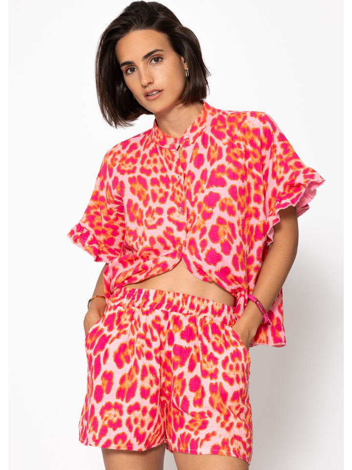 Муслиновая блузка с оборкой по низу розового цвета SASSYCLASSY
Муслиновая блузка с оборкой по низу розового цвета SASSYCLASSY