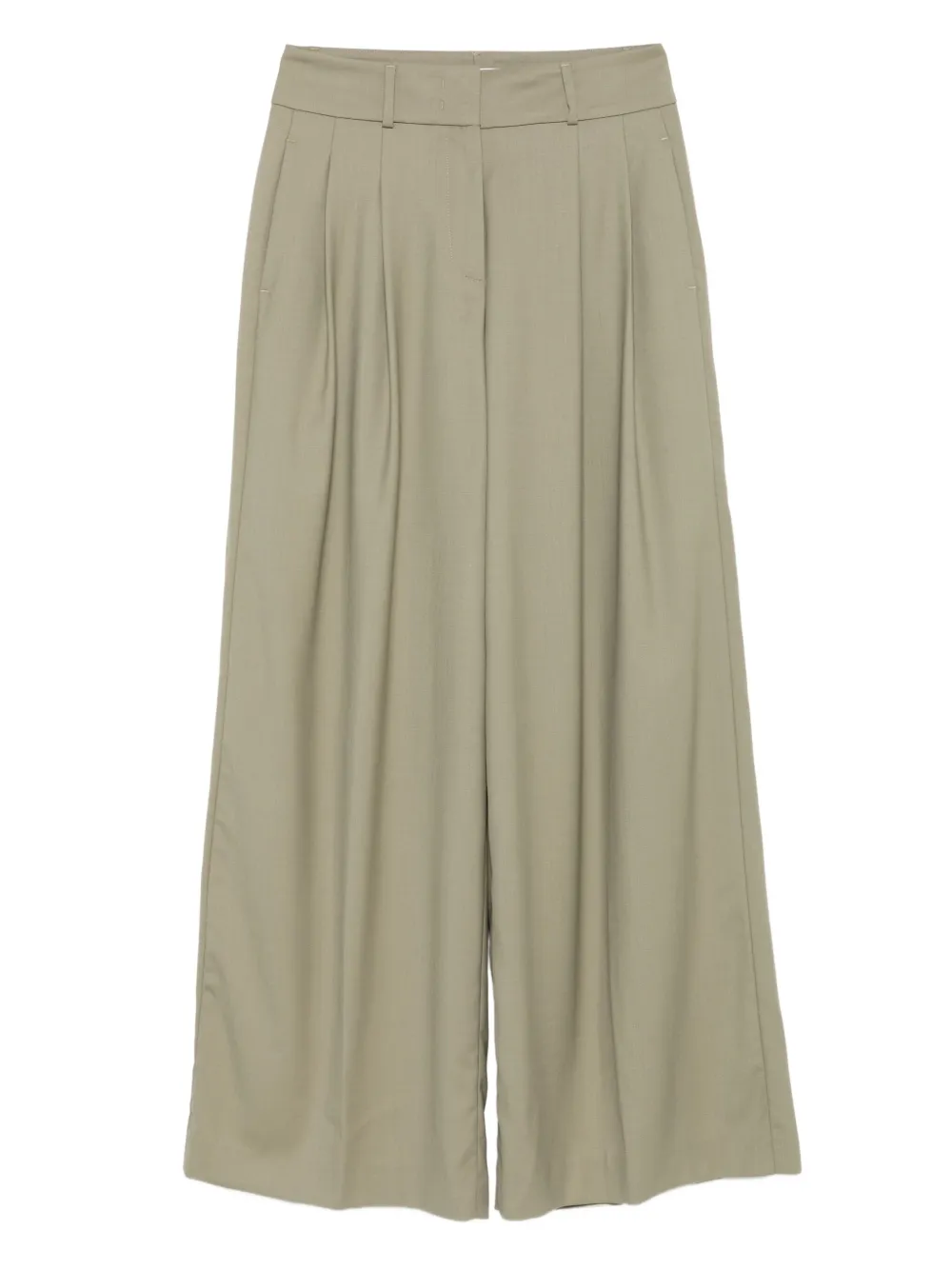 Широкие брюки со складками Peserico, зеленый
Широкие брюки со складками Peserico, зеленый