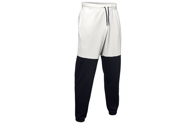 Трикотажные спортивные штаны мужские Оникс Белый /Оранжевый Оксид Under Armour, белый 
Трикотажные спортивные штаны мужские Оникс Белый /Оранжевый Оксид Under Armour, белый