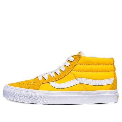 Кроссовки sk8-mid yellow Vans, желтый 
Кроссовки sk8-mid yellow Vans, желтый