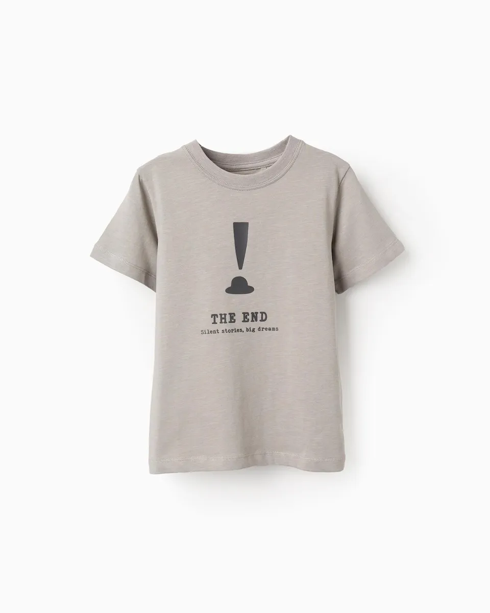 Детская футболка 100% хлопок с принтом Zippy, серый
Детская футболка 100% хлопок с принтом Zippy, серый