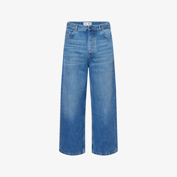 Джинсы Loewe Relaxed-Fit с широкими штанинами, синий
Джинсы Loewe Relaxed-Fit с широкими штанинами, синий