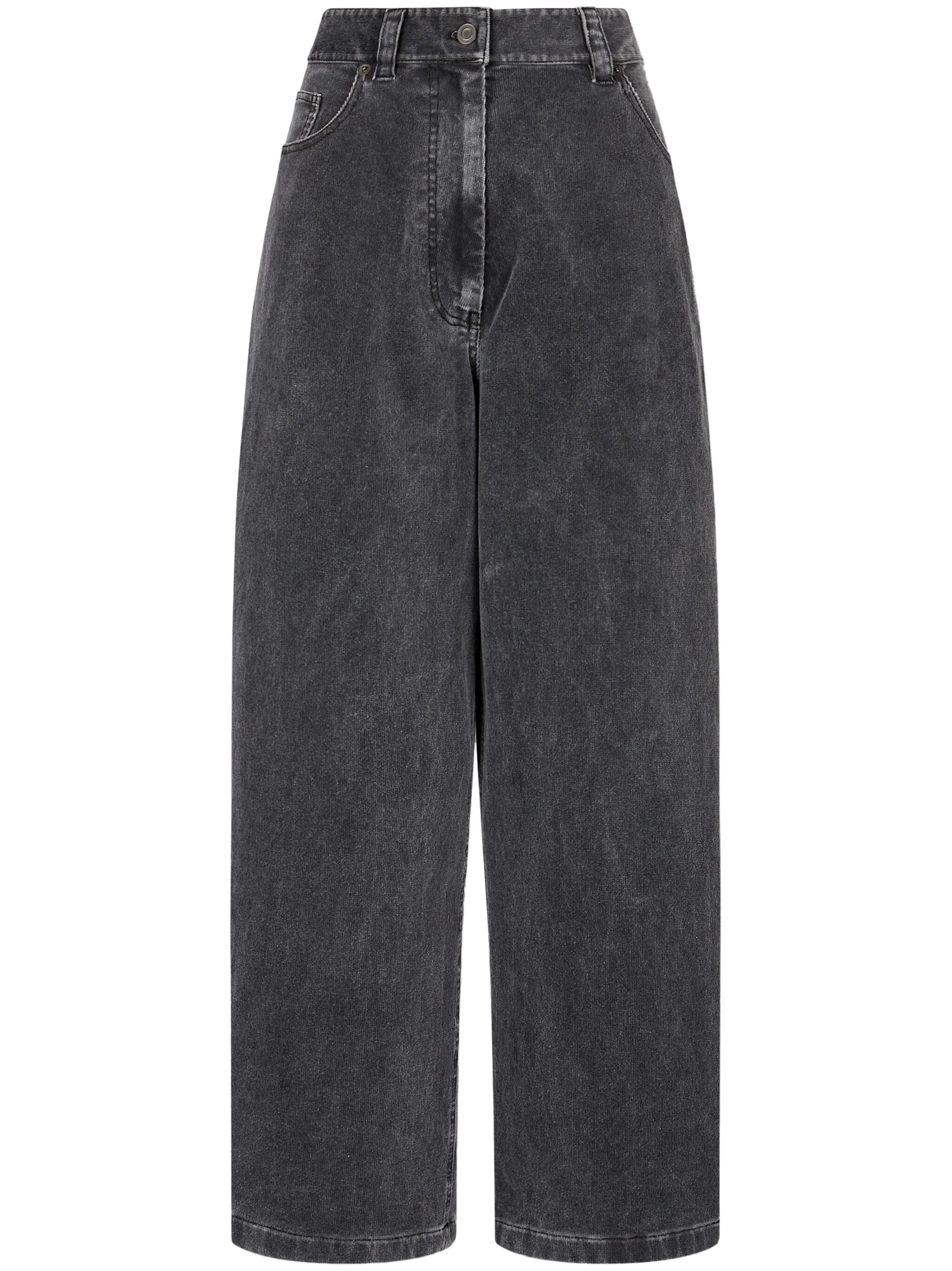 Вельветовые брюки широкого кроя Studio Tomboy, серый
Вельветовые брюки широкого кроя Studio Tomboy, серый