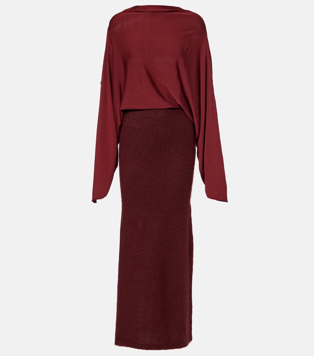 Платье макси с накидкой из сосны Aya Muse, бордовый
Платье макси с накидкой из сосны Aya Muse, бордовый
