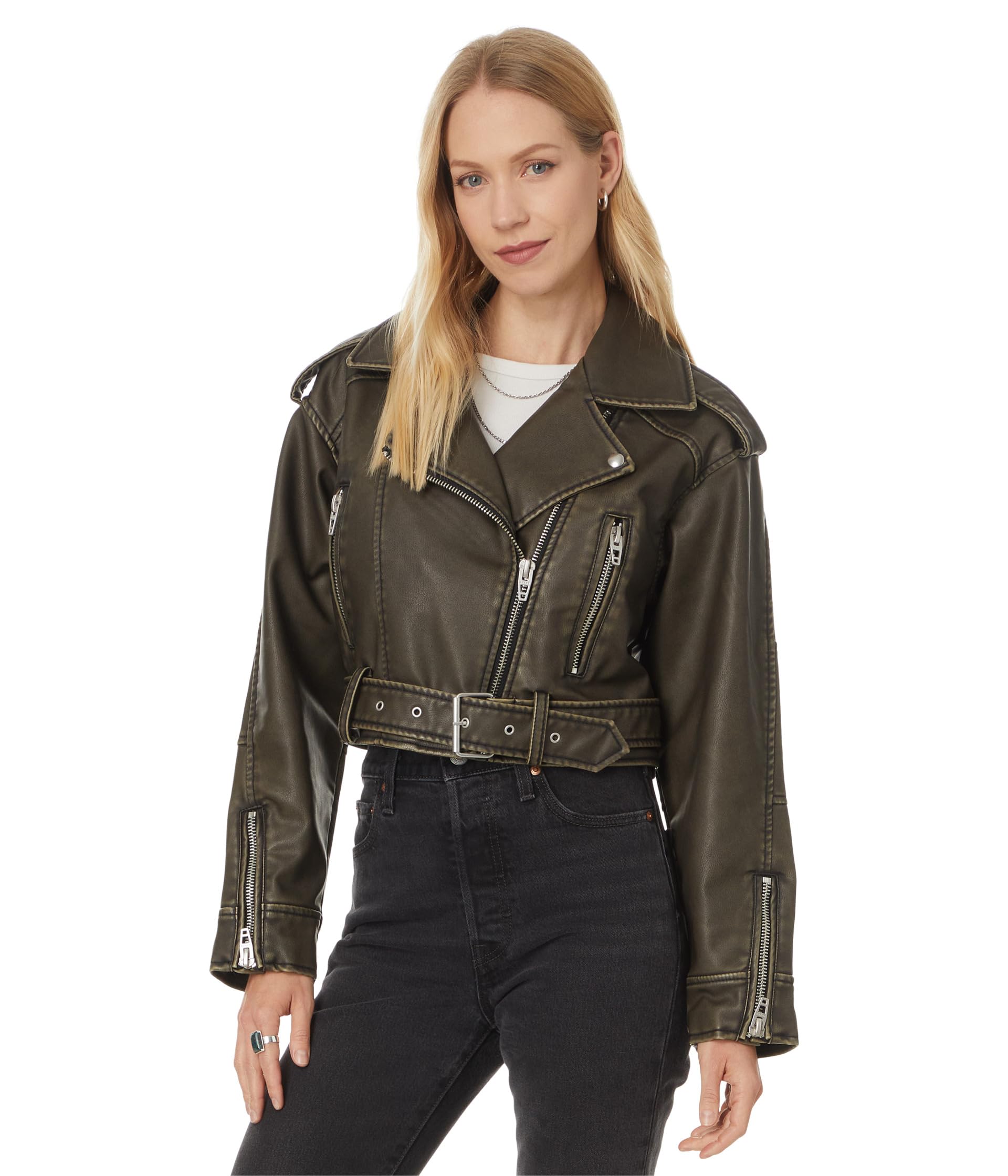 Куртка Blank NYC Leather Moto Jacket With Belt, Ride Off
Куртка Blank NYC Leather Moto Jacket With Belt, Ride Off
