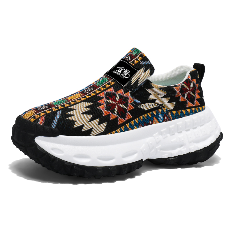 Легкие низкие кроссовки на массивной подошве для мужчин Jinho, Black
Легкие низкие кроссовки на массивной подошве для мужчин Jinho, Black