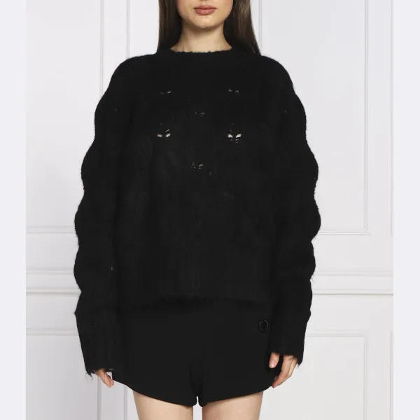 Свитер оверсайз с добавлением шерсти Silvian Heach, черный
Свитер оверсайз с добавлением шерсти Silvian Heach, черный