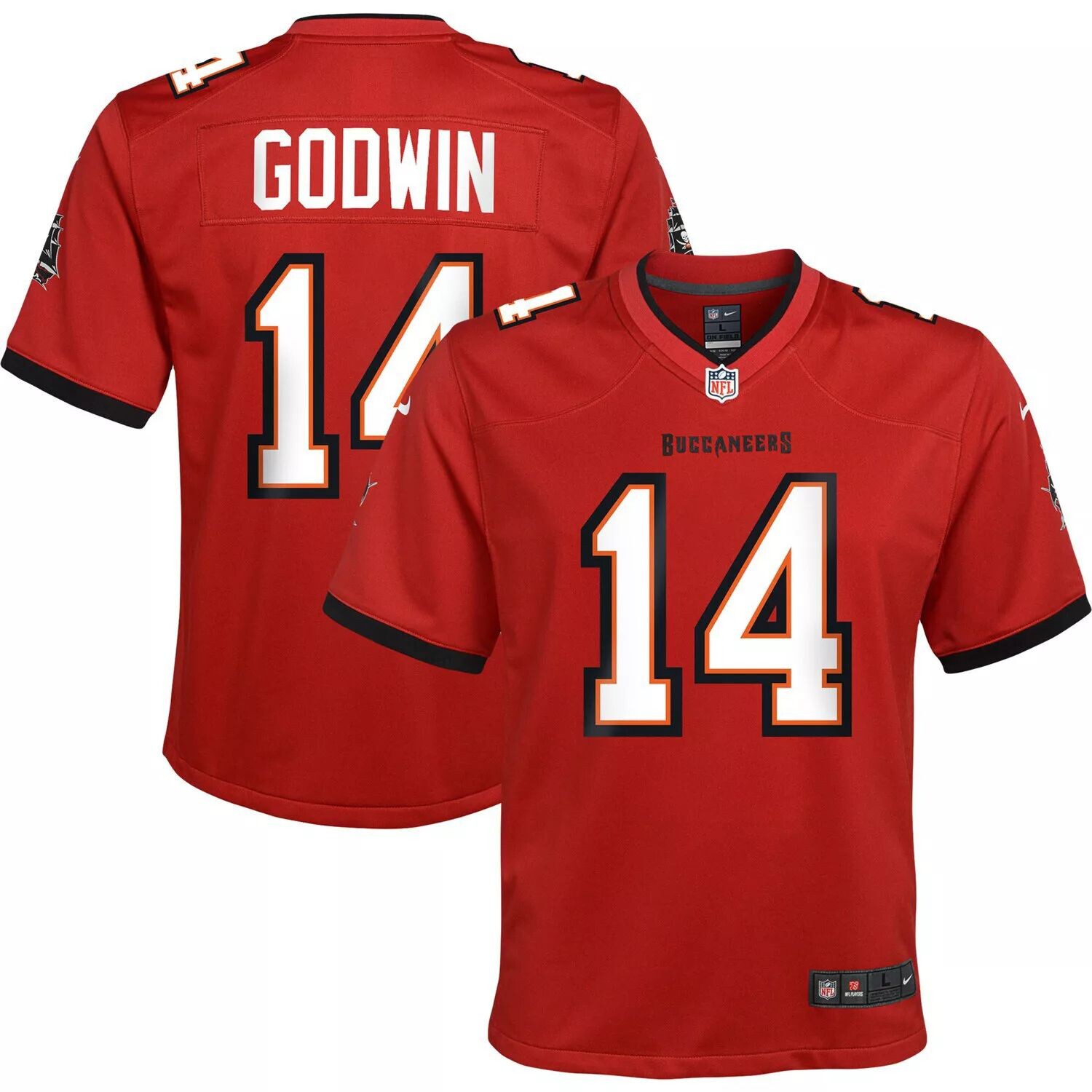 Молодежная футболка команды Nike Chris Godwin Red Tampa Bay Buccaneers Team Game Nike
Молодежная футболка команды Nike Chris Godwin Red Tampa Bay Buccaneers Team Game Nike