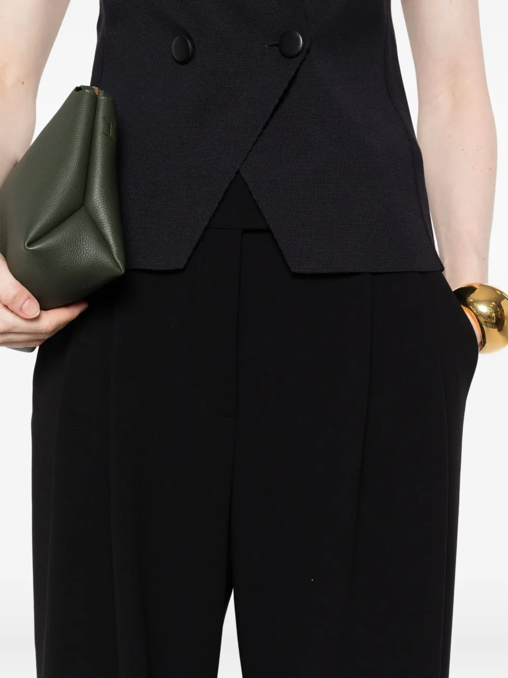 Плиссированные брюки GIORGIO ARMANI, черный
Плиссированные брюки GIORGIO ARMANI, черный