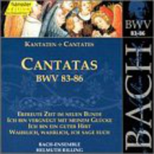 CD диск Bach / Gachinger Kantorei / Rilling: Sacred Cantatas BWV 83-86 
CD диск Bach / Gachinger Kantorei / Rilling: Sacred Cantatas BWV 83-86