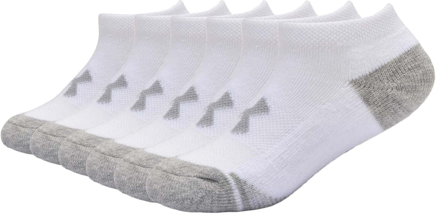 Under Armour унисекс-детские 6 пар Eco Performance Tech полу-амортизирующие низкие носки, Light Gray Heather
Under Armour унисекс-детские 6 пар Eco Performance Tech полу-амортизирующие низкие носки, Light Gray Heather