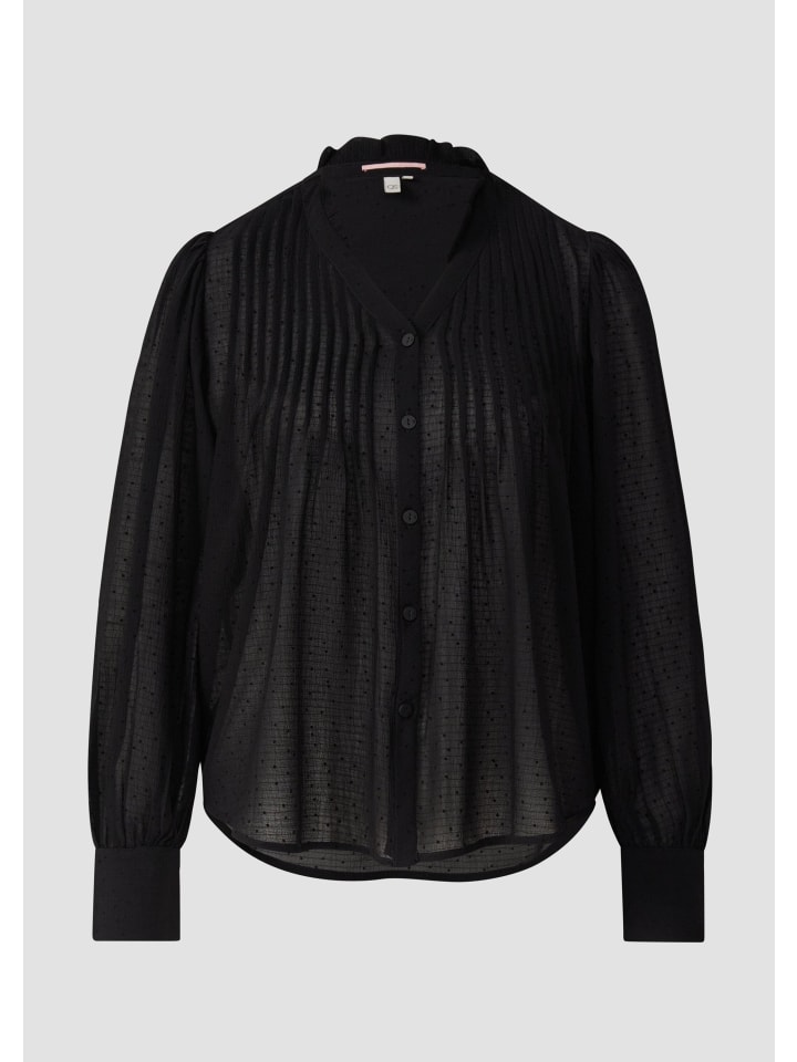 Блузка в цвете 99B1_черная QS
Блузка в цвете 99B1_черная QS