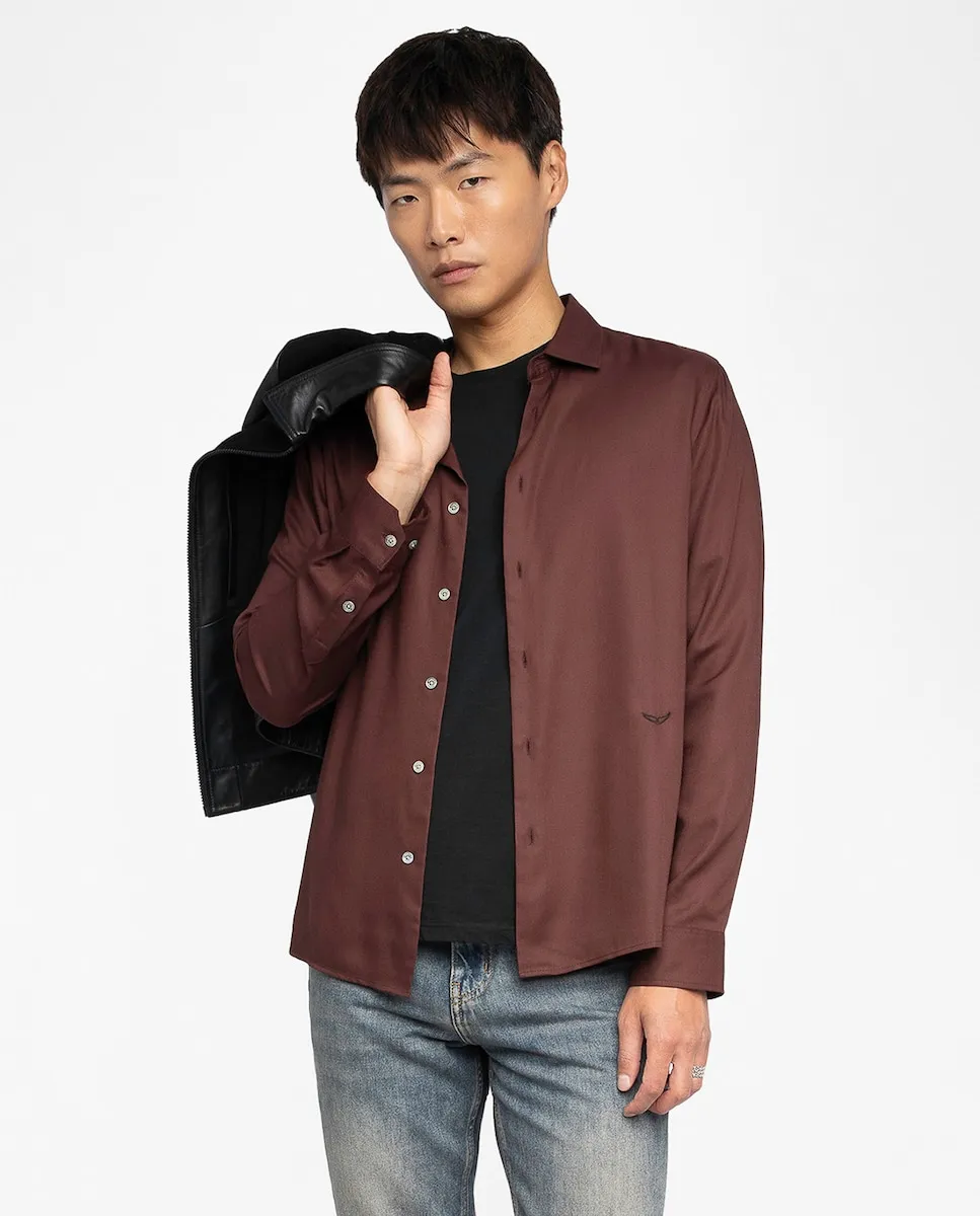 Мужская рубашка Sunay с длинными рукавами из модала Zadig & Voltaire, бордовый
Мужская рубашка Sunay с длинными рукавами из модала Zadig & Voltaire, бордовый