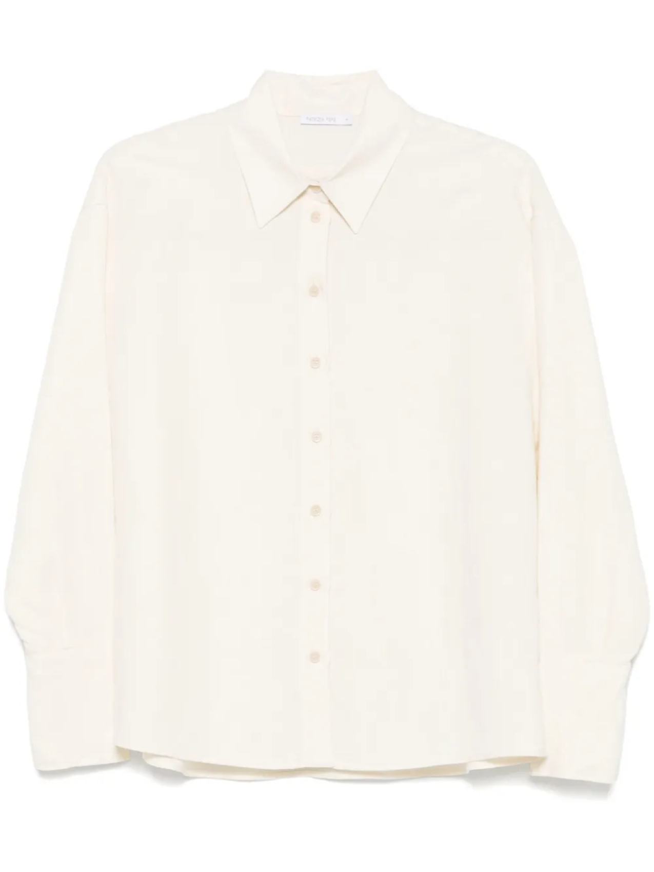 Рубашка Patrizia Pepe с нашивкой-логотипом, нейтральный
Рубашка Patrizia Pepe с нашивкой-логотипом, нейтральный