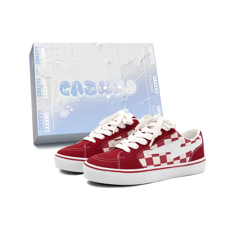 CAZXXO Низкие скейтерские кроссовки унисекс Энергичный красный, цвет Energetic Red
CAZXXO Низкие скейтерские кроссовки унисекс Энергичный красный, цвет Energetic Red