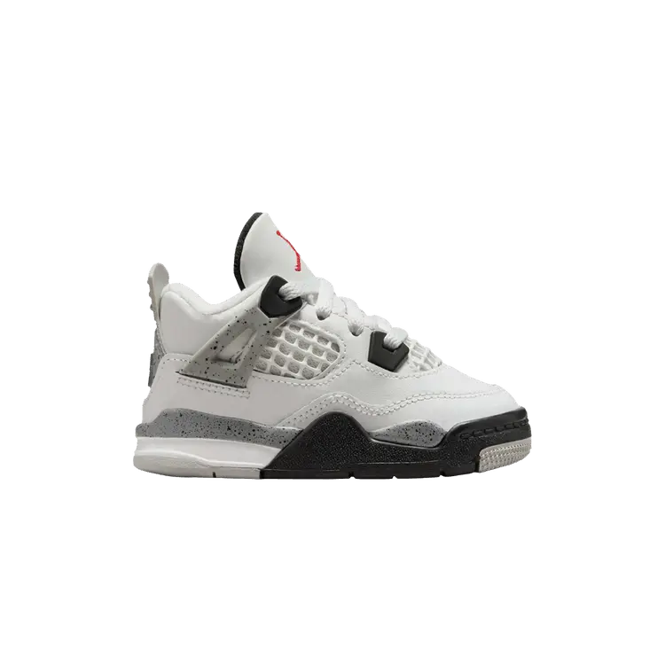 Кроссовки Air Jordan 4 Retro OG TD 'White Cement' 2025, белый 
Кроссовки Air Jordan 4 Retro OG TD 'White Cement' 2025, белый