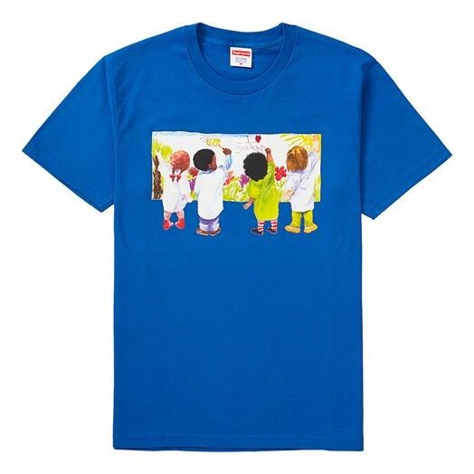 Футболка ss19 kids tee royal kids graffiti round neck short sleeve blue Supreme, синий
Футболка ss19 kids tee royal kids graffiti round neck short sleeve blue Supreme, синий