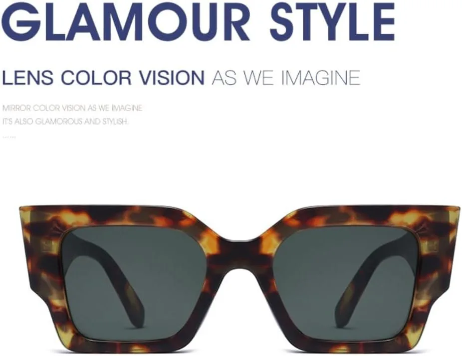 Большие квадратные женские солнцезащитные очки в винтажном стиле, крупные мужские солнцезащитные очки класса люкс с защитой от УФ-излучения UV400 UATXTAU, White
Большие квадратные женские солнцезащитные очки в винтажном стиле, крупные мужские солнцезащитные очки класса люкс с защитой от УФ-излучения UV400 UATXTAU, White