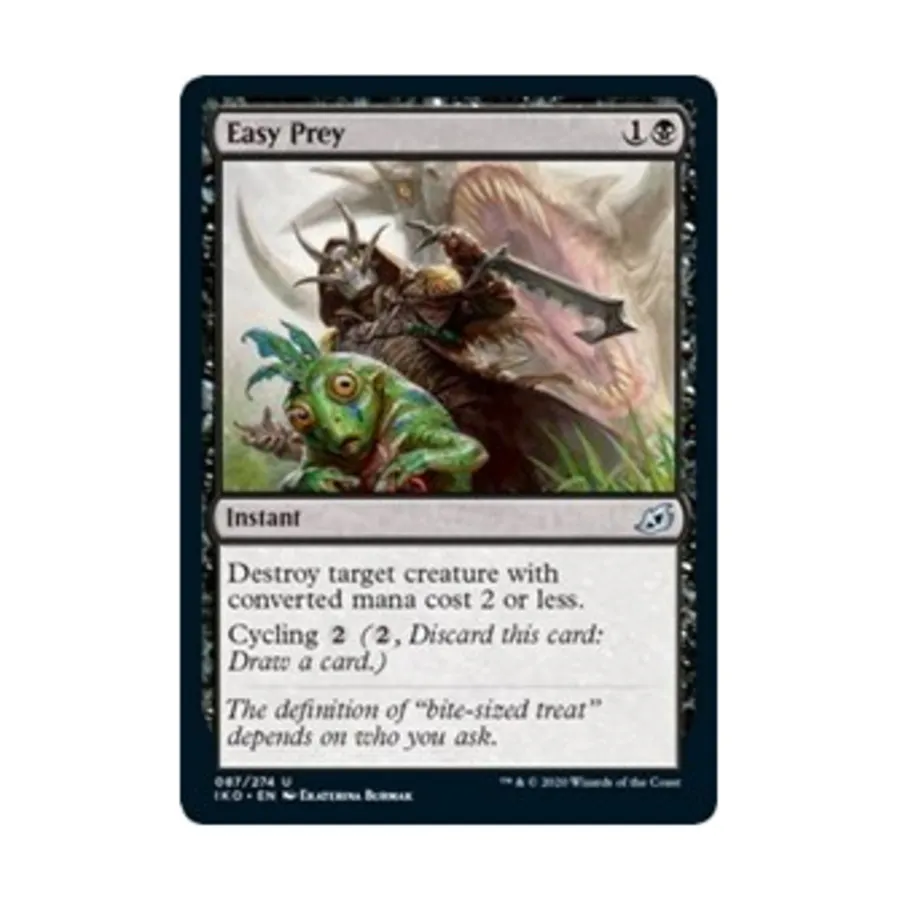 CCG Легкая добыча (U), MTG - Ikoria - Lair of Behemoths
CCG Легкая добыча (U), MTG - Ikoria - Lair of Behemoths