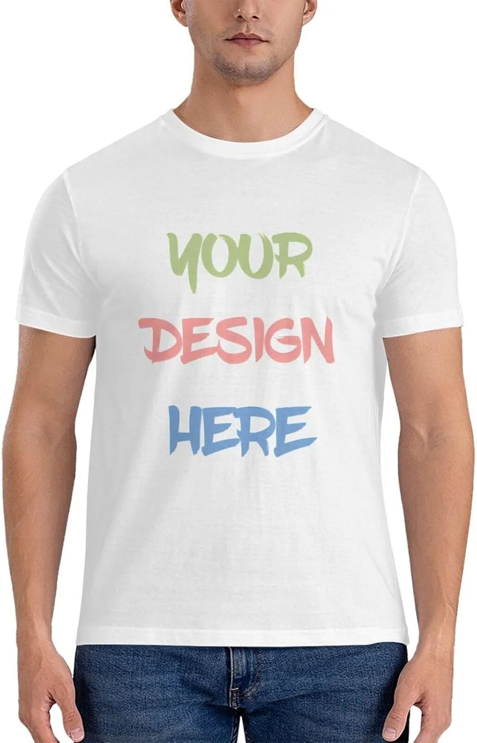 Футболка Custom для мужчин с принтом спереди и сзади
Футболка Custom для мужчин с принтом спереди и сзади