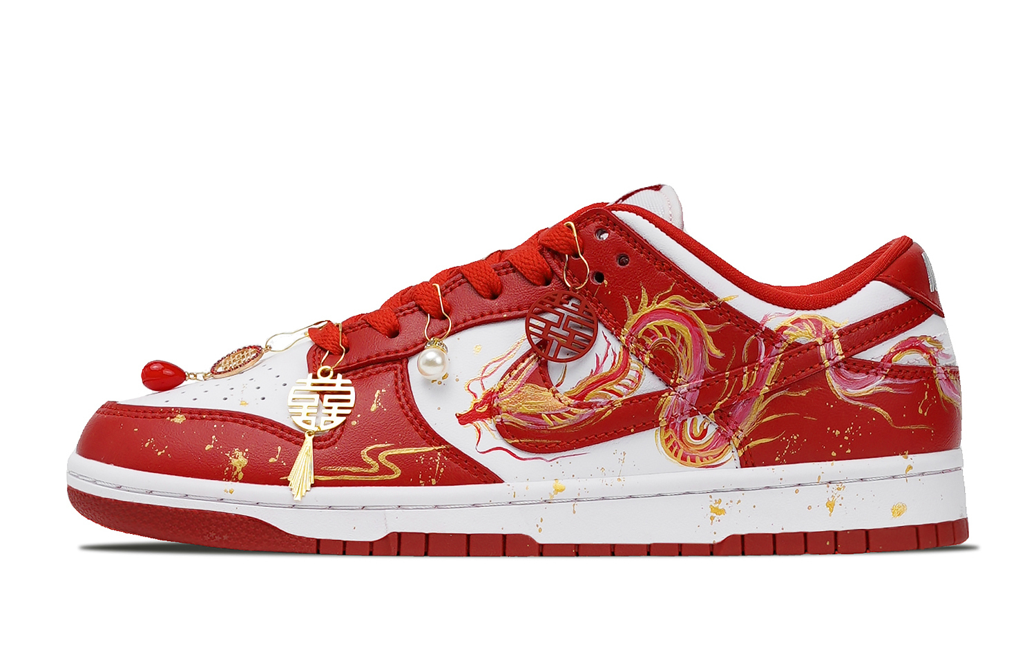 Nike Dunk Auspicious Dragon And Phoenix Slip Resistant Abrasion Resistant Low top Skateboard Shoes мужские красные
Nike Dunk Auspicious Dragon And Phoenix Slip Resistant Abrasion Resistant Low top Skateboard Shoes мужские красные