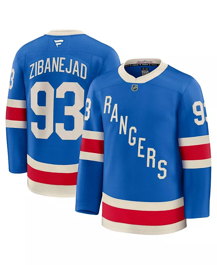 Мужская синяя джерси New York Rangers Centennial Premium с именем Mika Zibanejad Fanatics
Мужская синяя джерси New York Rangers Centennial Premium с именем Mika Zibanejad Fanatics