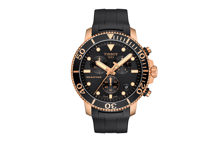 Коллекция "Морская звезда" Мужские часы с кварцевым механизмом 45.5 мм Черный циферблат Корпус из нержавеющей стали Резиновый ремешок TISSOT
Коллекция "Морская звезда" Мужские часы с кварцевым механизмом 45.5 мм Черный циферблат Корпус из нержавеющей стали Резиновый ремешок TISSOT