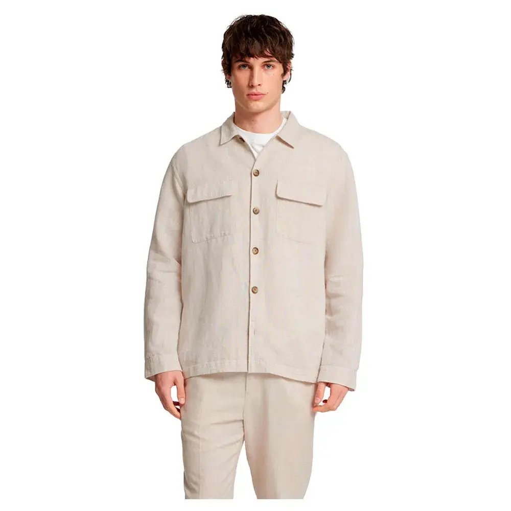 Верхняя рубашка Selected Leroy Linen Blend, бежевый
Верхняя рубашка Selected Leroy Linen Blend, бежевый