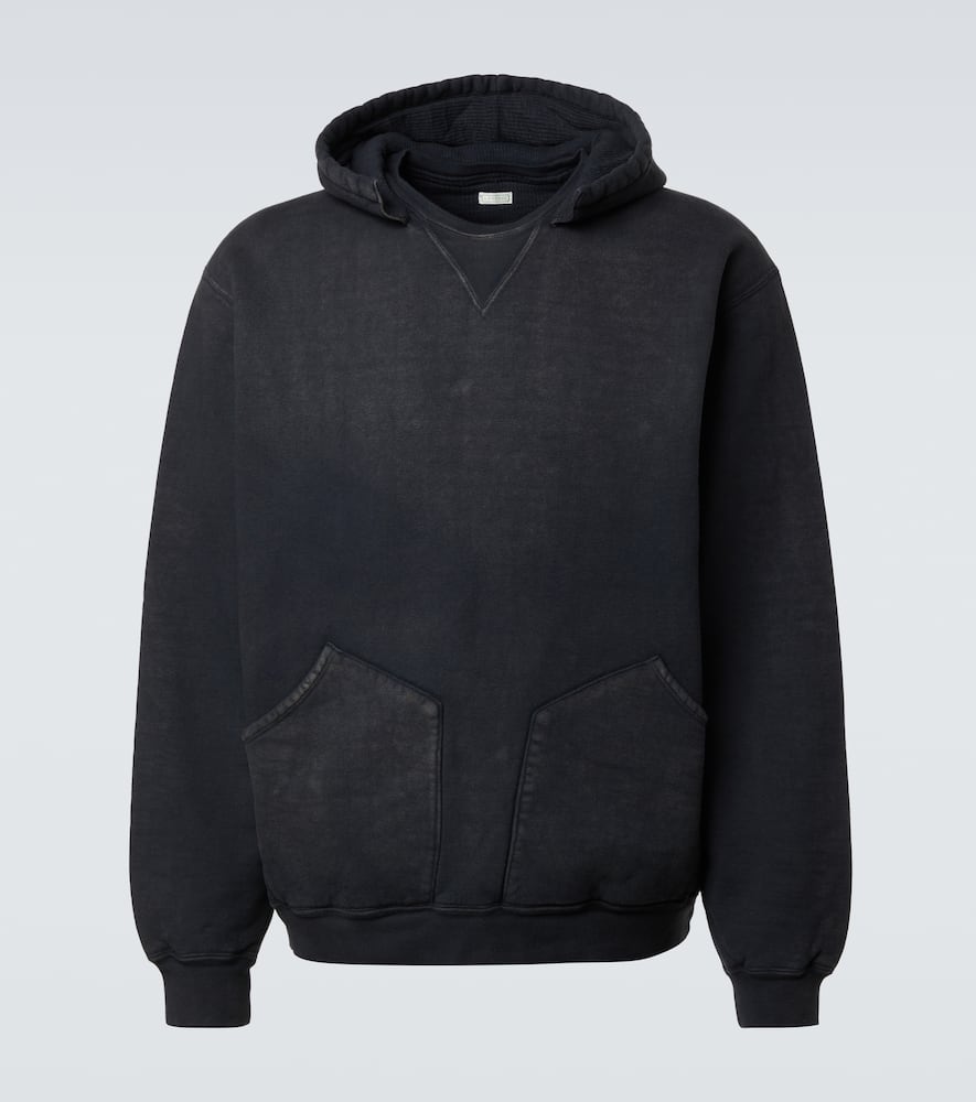 Винтажный хлопковый худи A.Presse, Black
Винтажный хлопковый худи A.Presse, Black