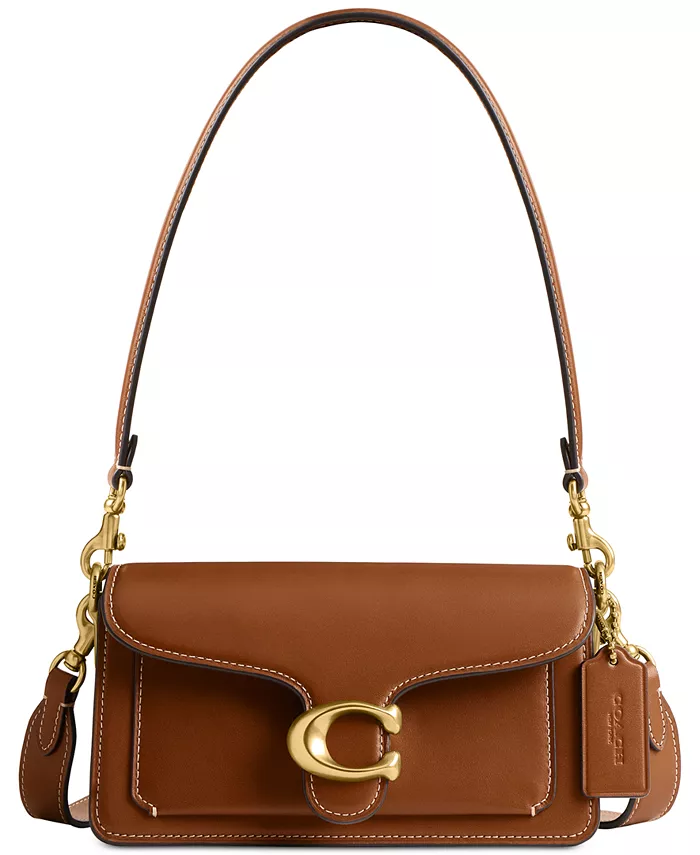 Сумка через плечо Tabby из кожи 20 COACH, коричневый/бежевый
Сумка через плечо Tabby из кожи 20 COACH, коричневый/бежевый