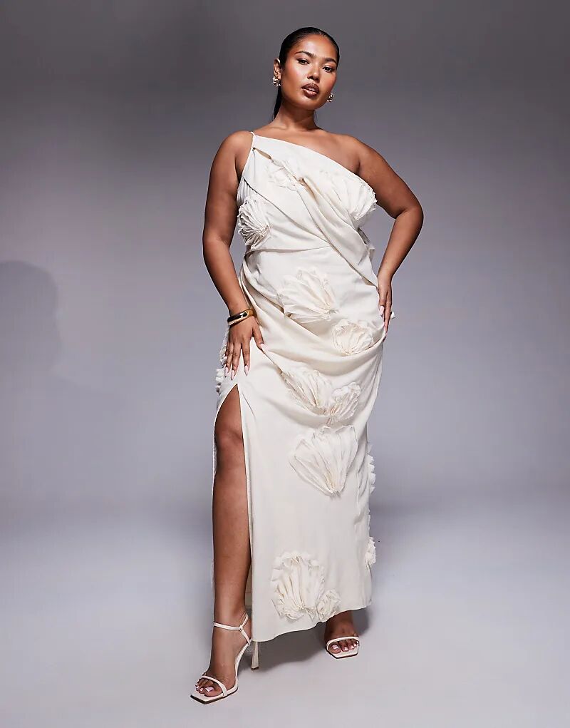 Платье макси на одно плечо с фактурным цветочным принтом ASOS DESIGN Curve натурального цвета Asos Curve
Платье макси на одно плечо с фактурным цветочным принтом ASOS DESIGN Curve натурального цвета Asos Curve