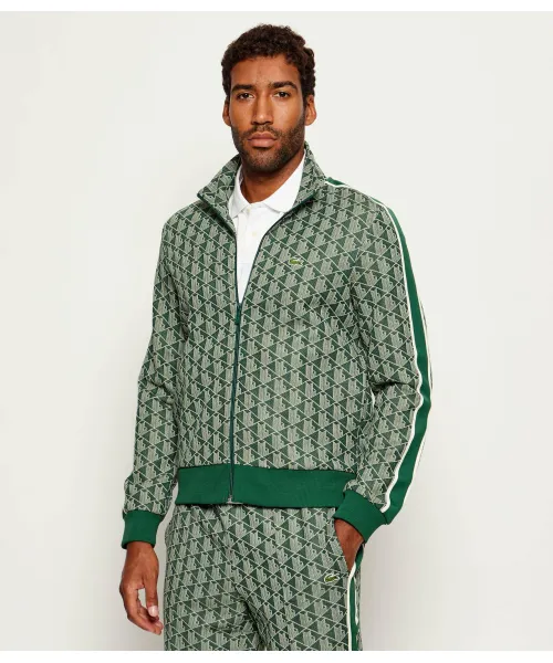 Толстовка Regular fit Lacoste, зеленый 
Толстовка Regular fit Lacoste, зеленый