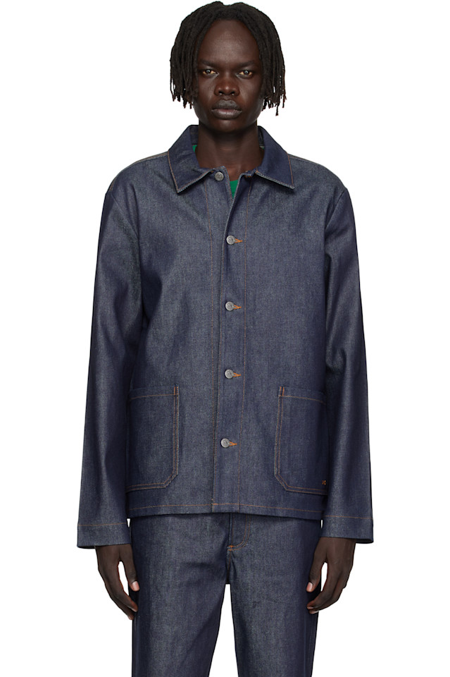 A.P.C. Джинсовая куртка темно-синего цвета Kerlouan
A.P.C. Джинсовая куртка темно-синего цвета Kerlouan